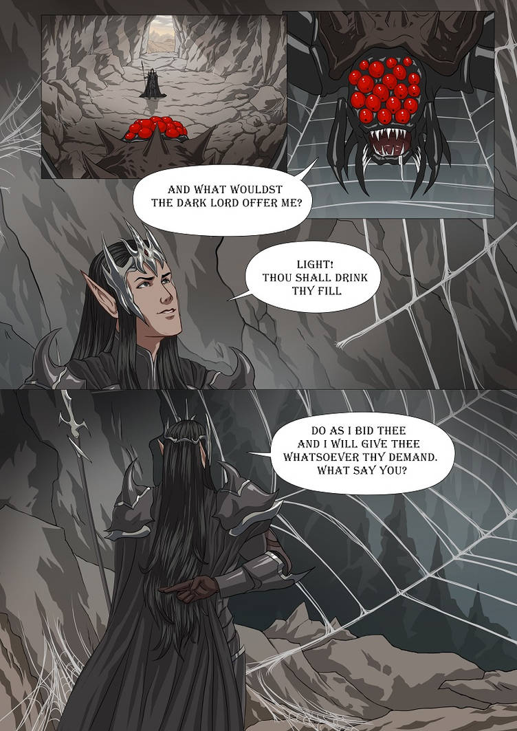 Silmarillion Comic, chapter 2 page four by Irulana on DeviantArt