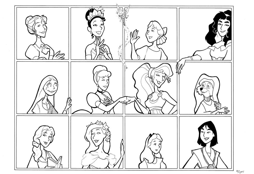 Disney Ladies 2 by BevisMusson