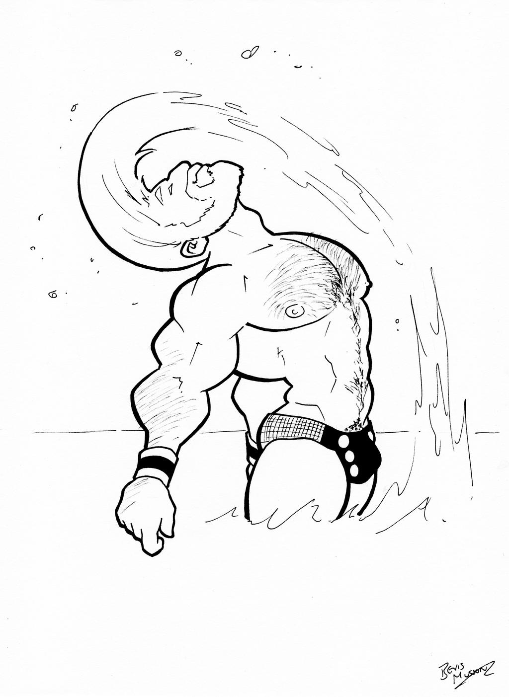 Swimsuit Thor by BevisMusson