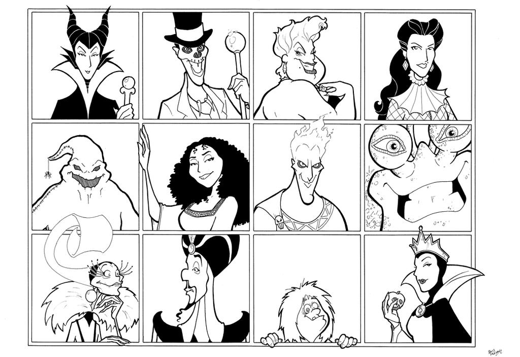 Disney Villains 2 by BevisMusson