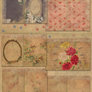 Vintage floral digital journal kit