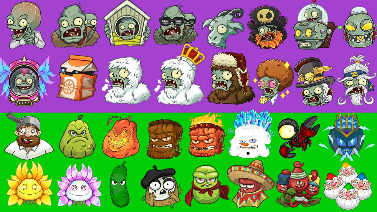 The PvZ Wiki doesn't have pictures of the GW2 Icons so i just used the BFN  ones : r/PvZGardenWarfare