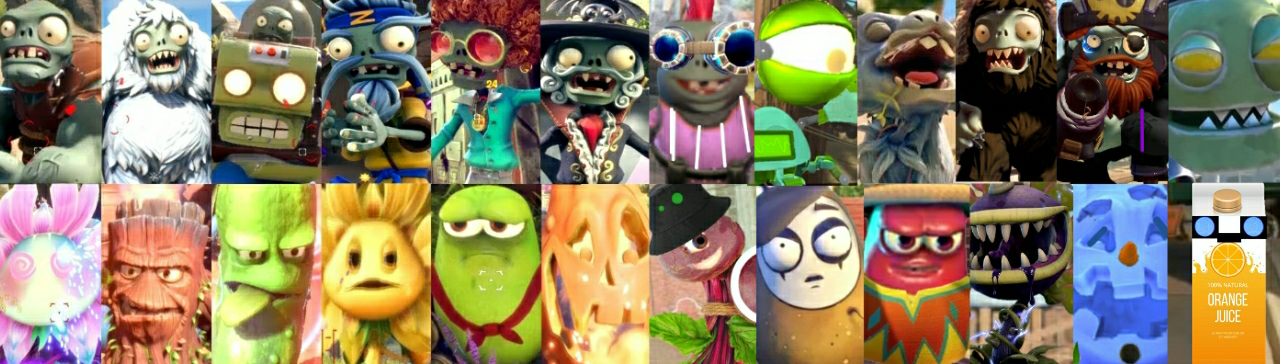 Plants VS Zombies Garden Warfare Character Showcase — (((antonaudio)))