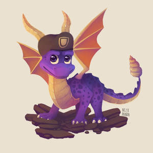 Commission - Spyro and his bill's hat