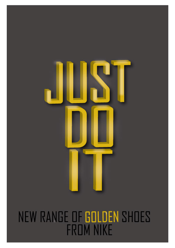 Just do it poster