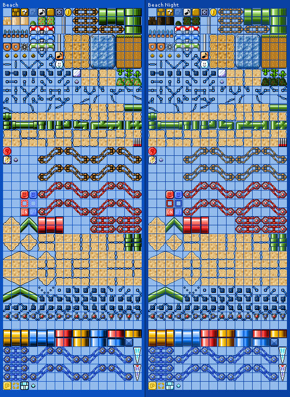 New Complete SMM2 SMB3 All-Stars Beach Tileset by CrazySuriGamer on ...