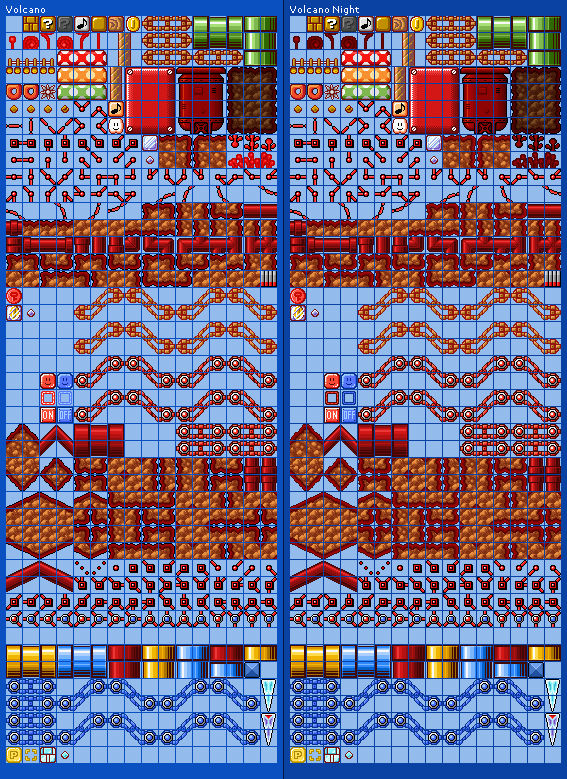 Complete SMM2 SMB3 All-Stars Volcano Tileset by CrazySuriGamer on ...