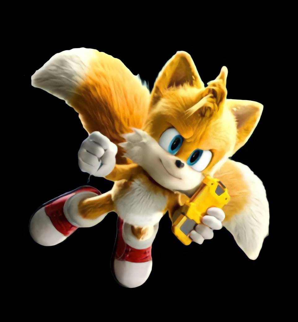 Tails ( Sonic O Filme 2 )  Hedgehog movie, Tails sonic the