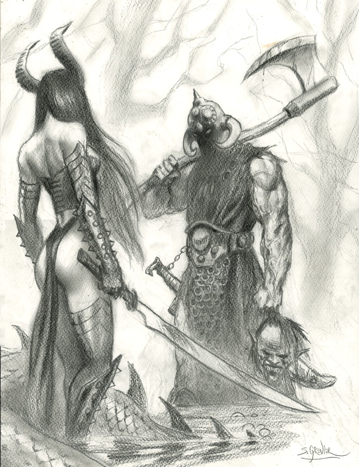 Death Dealer meets the Demon Witch