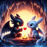 Everlasting Love - Toothless and Light Fury