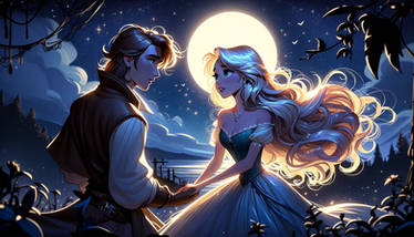 A romantic night - Rapunzel and Flynn