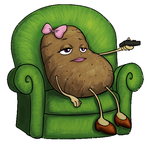 Lazy online couch potato