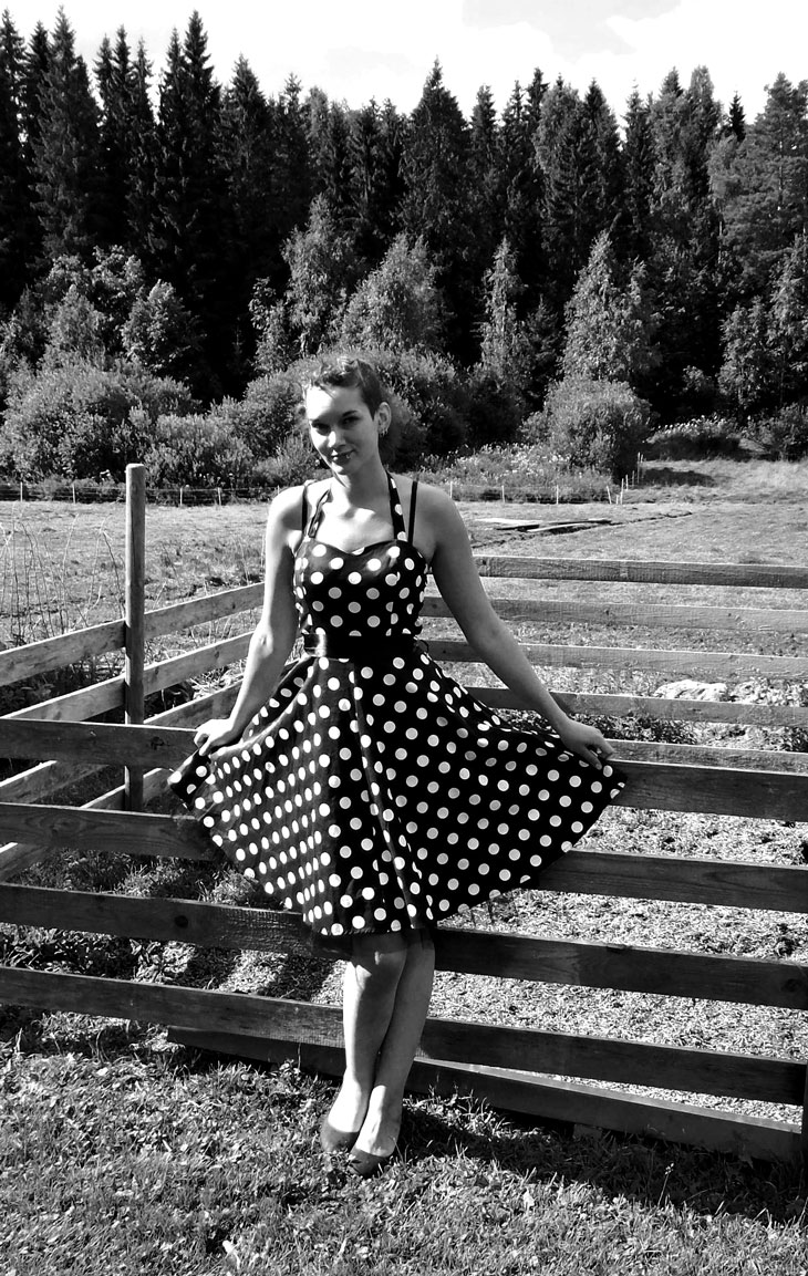 Polka dot dress 2