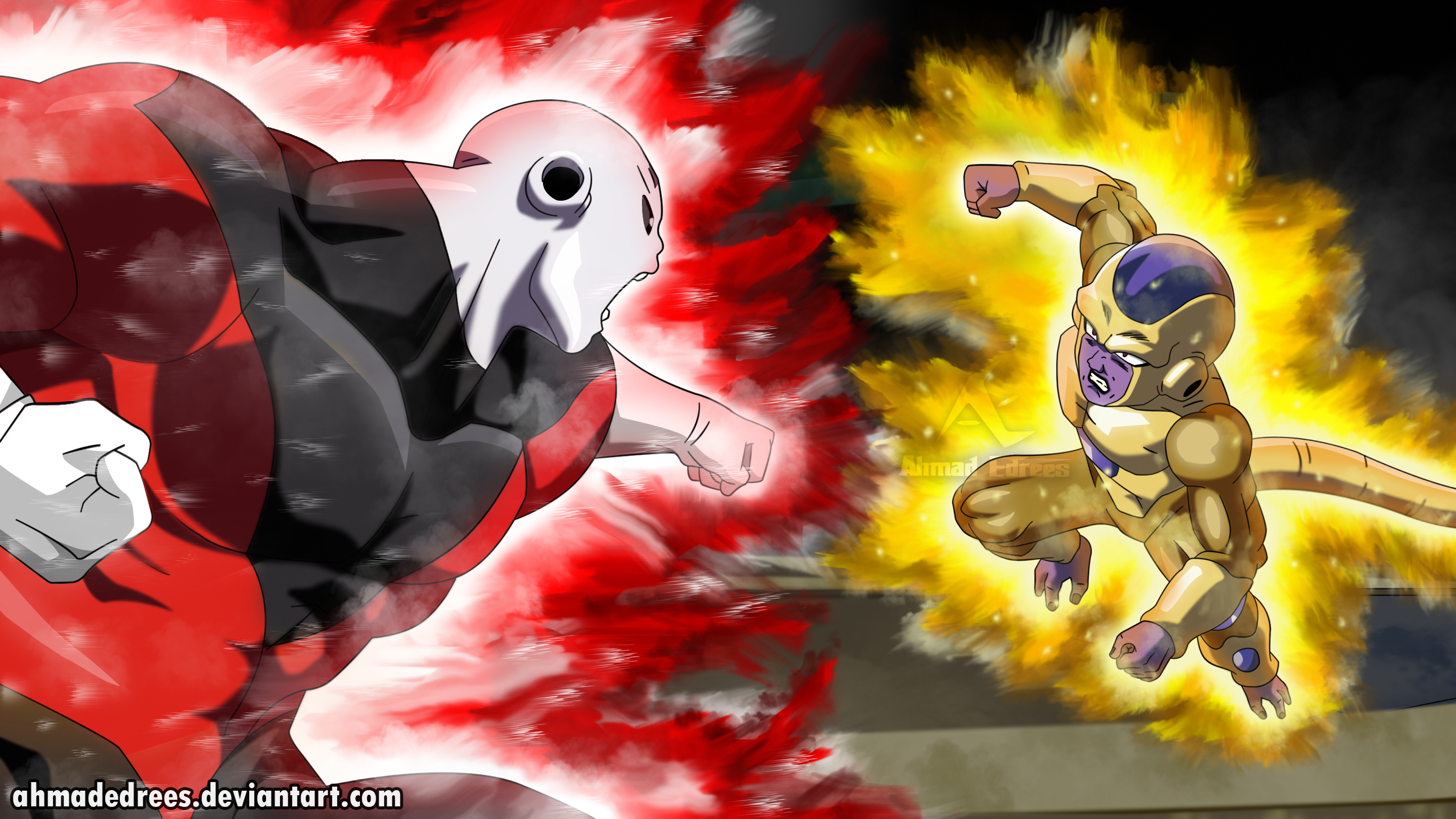 Jiren vs golden frieza