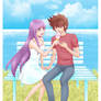 2013 Seiya and Saori by the Sea