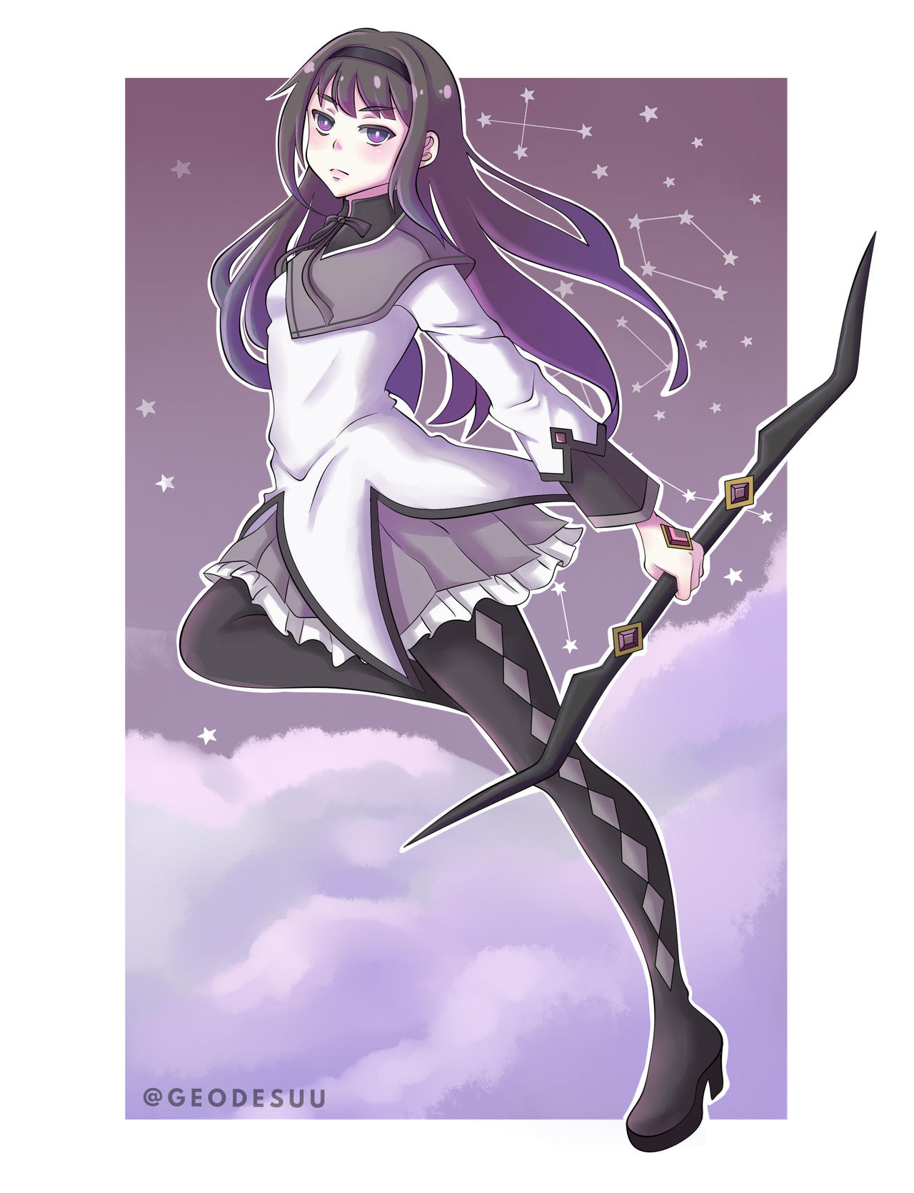 Homura by geodesuuart on DeviantArt