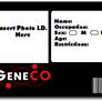 Blank GeneCO ID