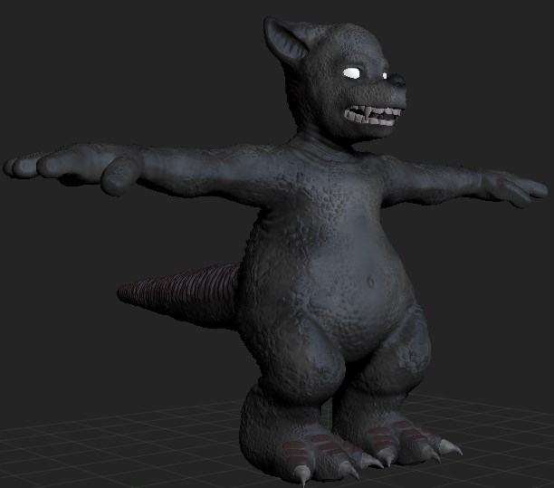 W.I.P - Kaiju creature