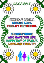 The Poster For Family Day (English Version)