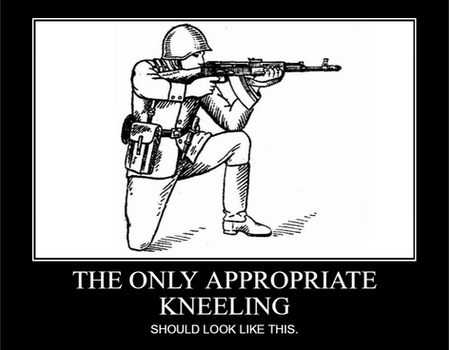 The only appropriate kneeling