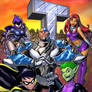 Teen Titans Red bg