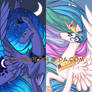 MLP Sisters Princesses bookmarks