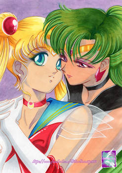 Sailor Pluto and Sailor Moon - You belong to me