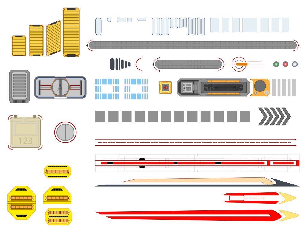 Post-TNG Starfleet Decal Set