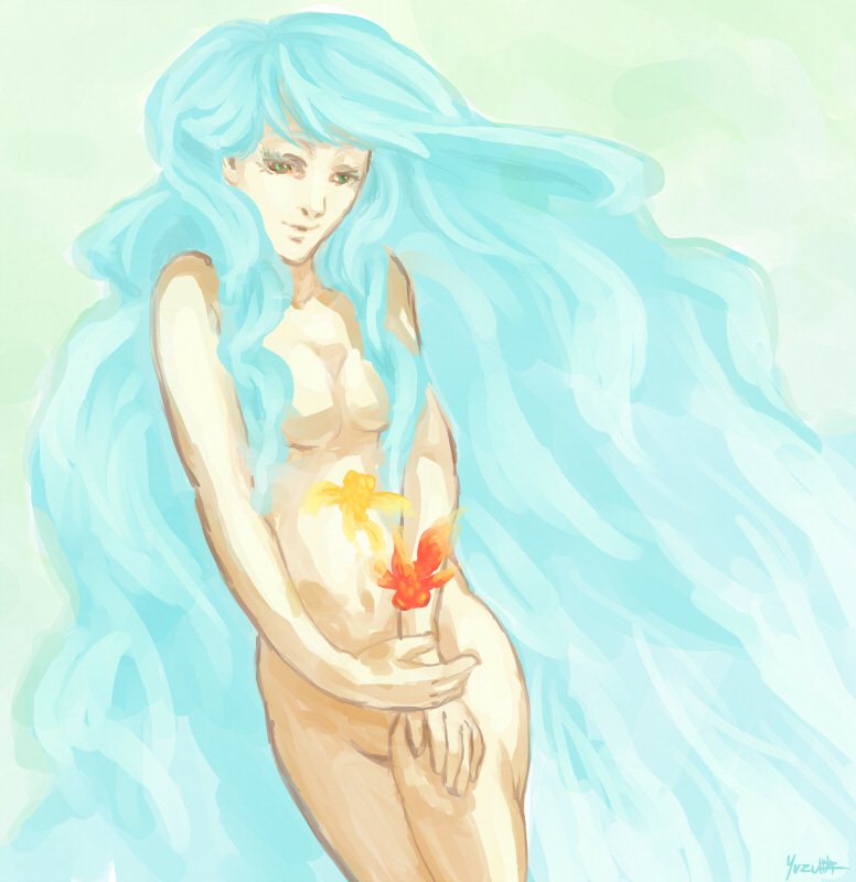 Underwater Girl Speed Paint