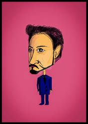 Robert Downy Jr. Caricature