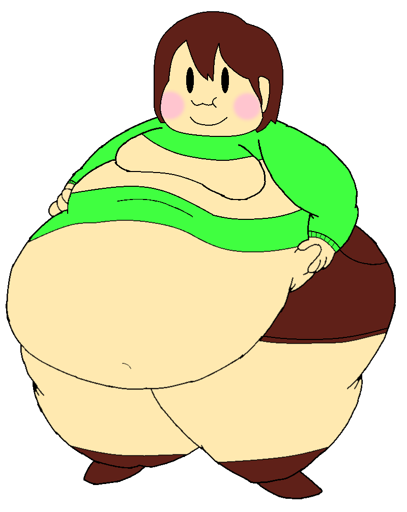 Chara Inflate Fat Chara by FatocsFatpeople2005 on DeviantArt
