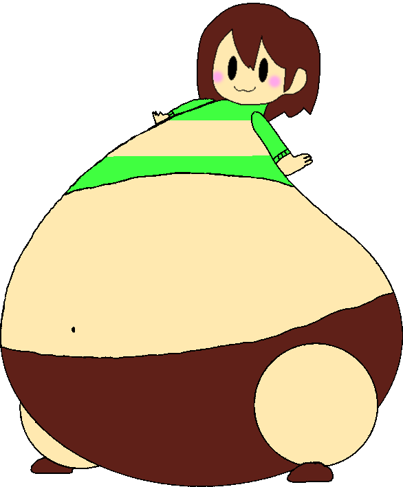 Chara Inflate Heavybottom Chara by FatocsFatpeople2005 on DeviantArt
