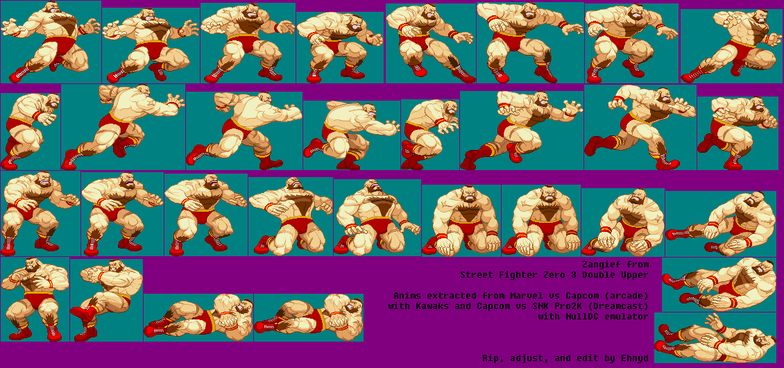 Zangief (Street Fighter II Battle Sprite) by L-Dawg211 on DeviantArt