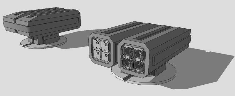 TS-3 Dual-Cell Missile Box