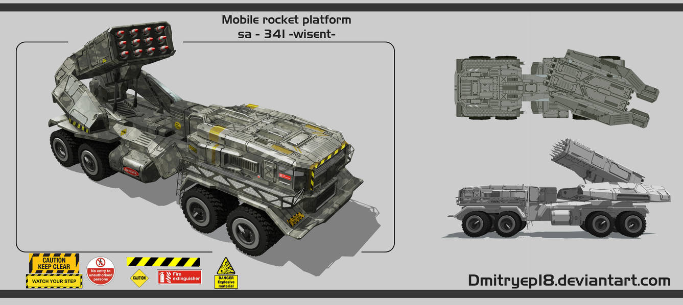 Mobile rocket platform by DmitryEp18 on DeviantArt