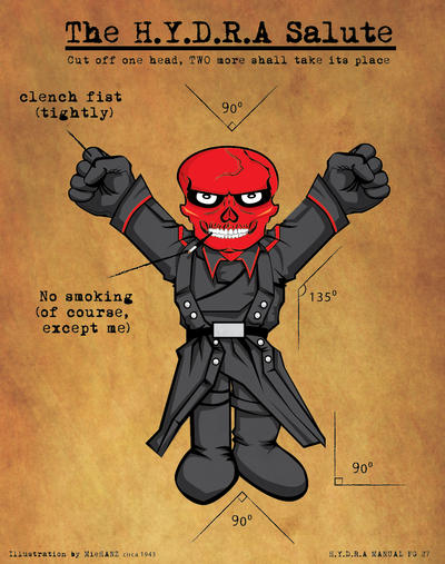 The H.Y.D.R.A Salute by ChibiMie on DeviantArt