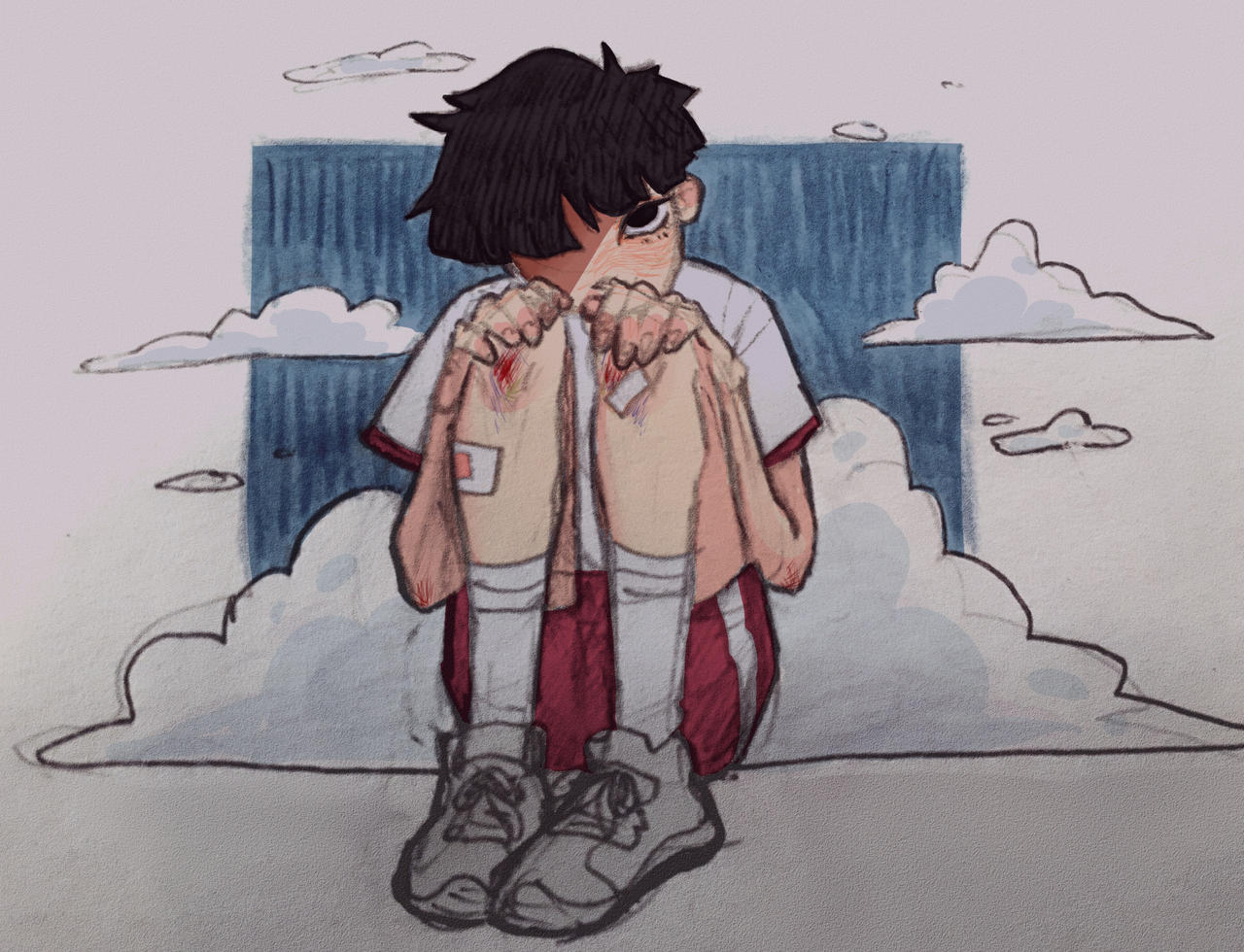Mp100 Crowd mp100 fanart by emilytwist on DeviantArt