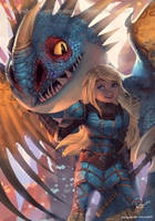 Astrid and Stormfly