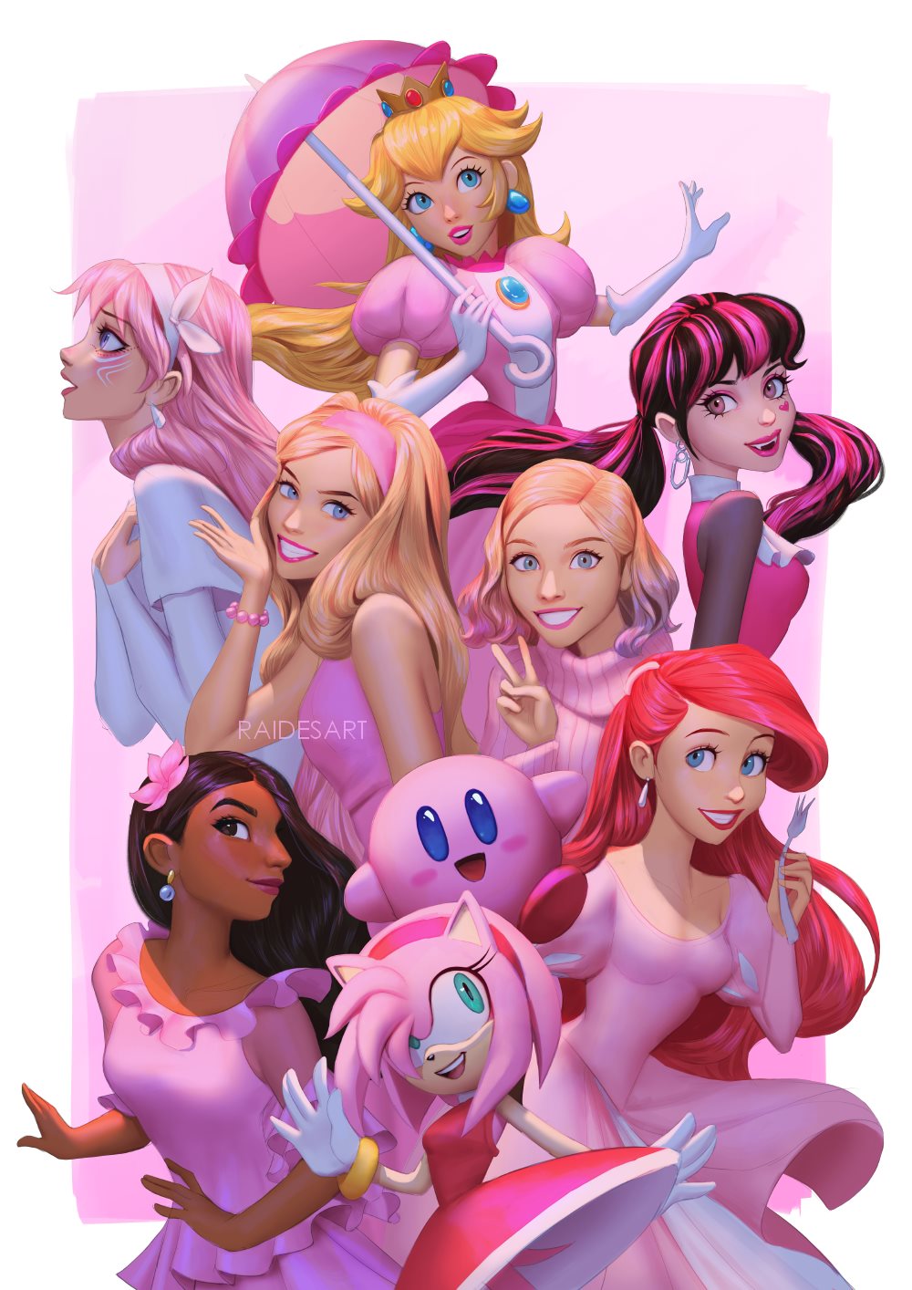 Pink Characters Icon Pink Characters by RaidesArt on DeviantArt