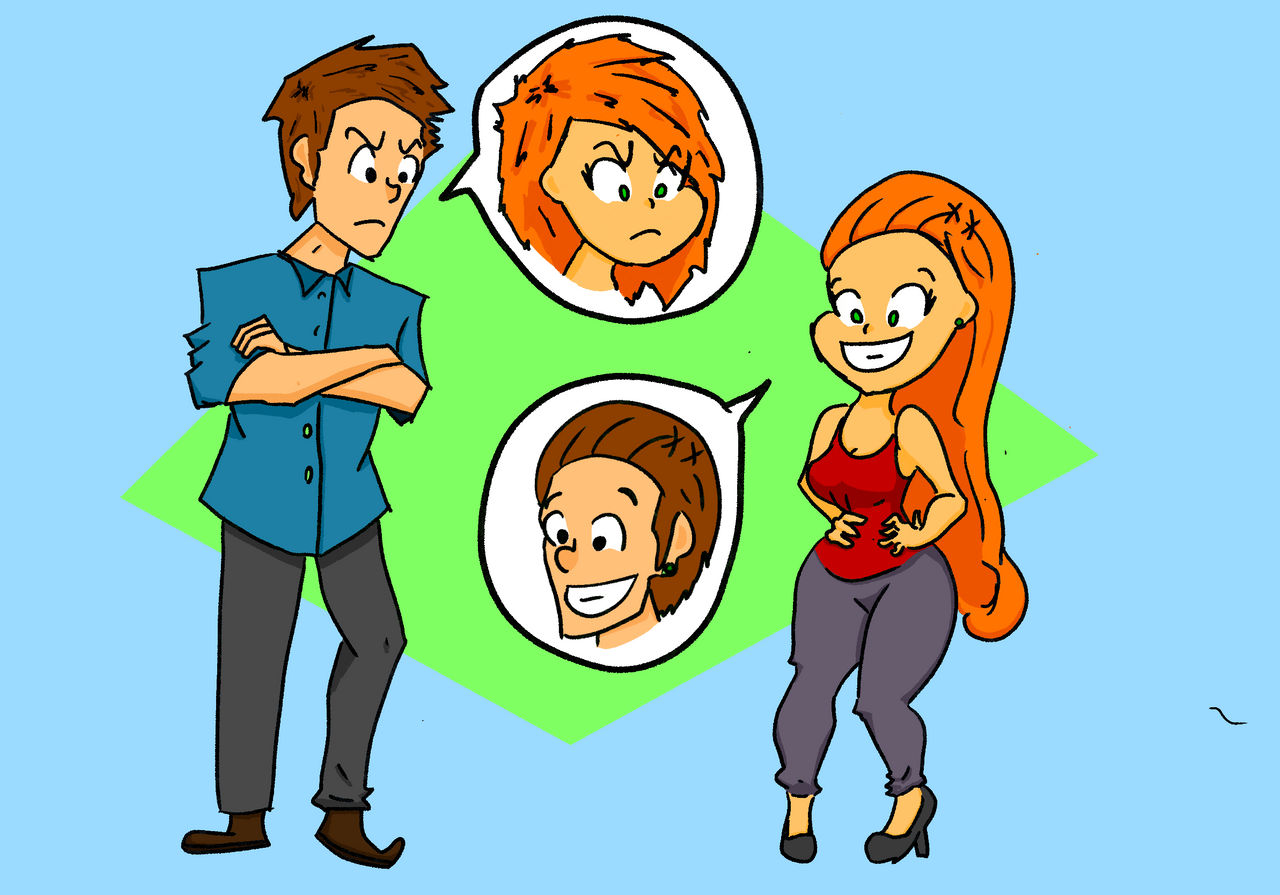 Guy and Girl Body Swap by Fatsate on DeviantArt