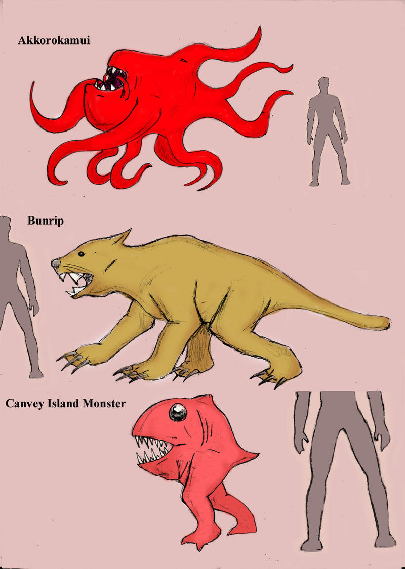 Cryptids A - C by Cybopath on DeviantArt