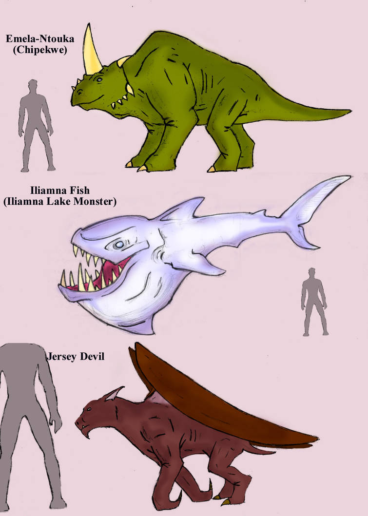 Cryptids E - J by Cybopath on DeviantArt