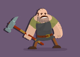 [Flat] Martin the Blacksmith