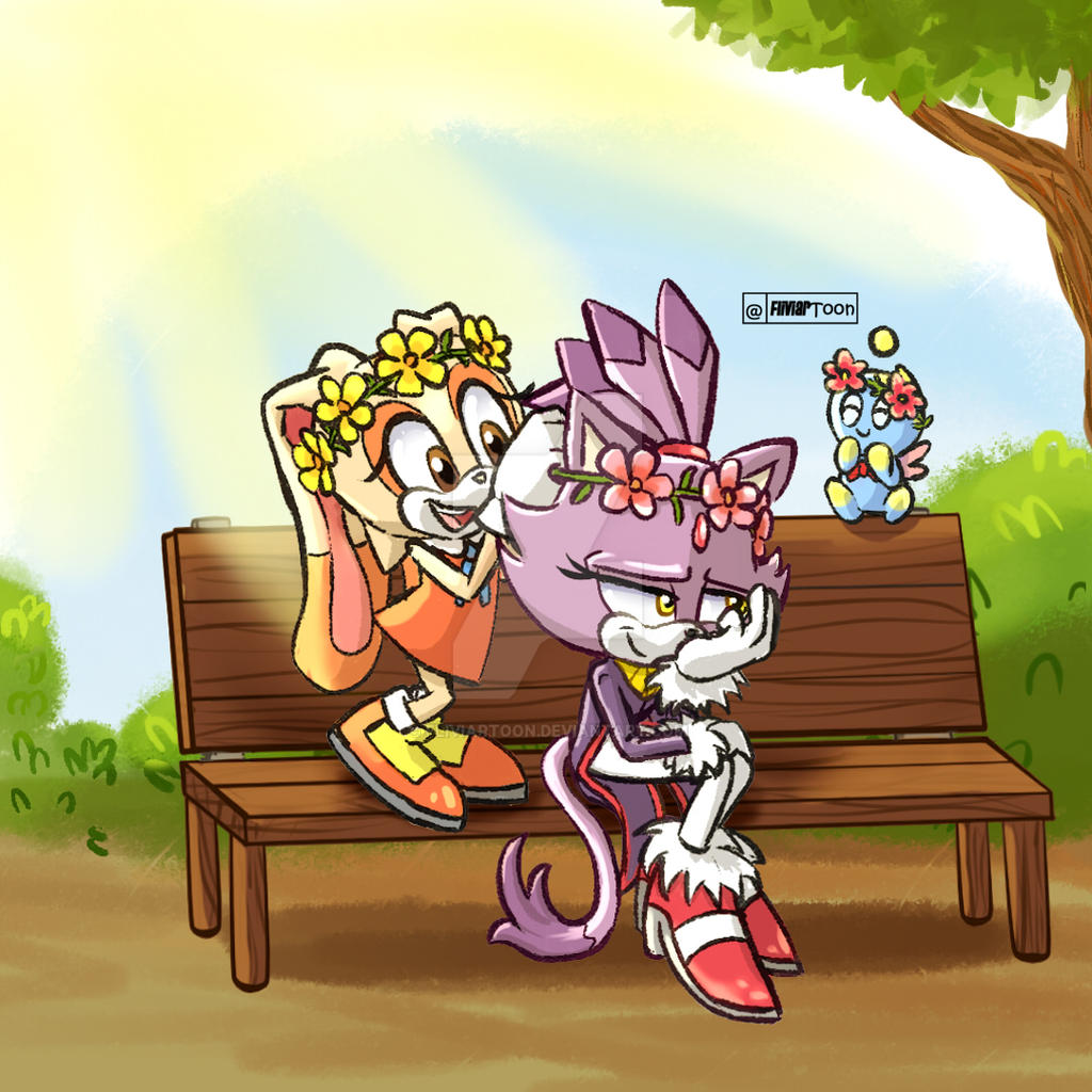 Cream y Blaze de sweggyllamaqueen by FliviarToon on DeviantArt
