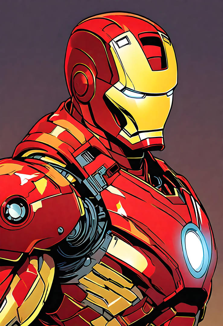 Vector Comic Style Again - Iron Man by VeesyrsFantasy-AI on DeviantArt