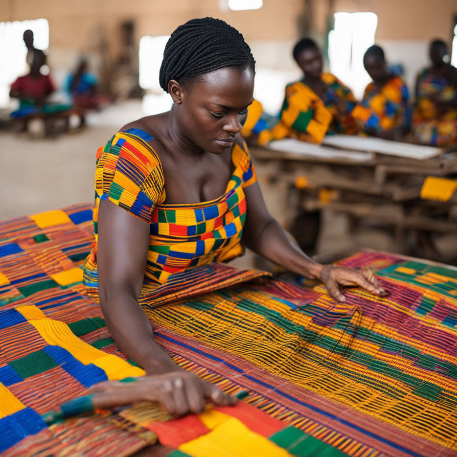 Kente Machine The art of weaving Kente in Ghana by sisefua on DeviantArt