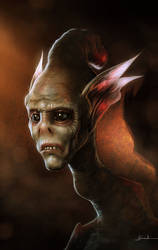 Portrait of an alien by JesusAConde