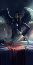 Angel of Dark wings by JesusAConde