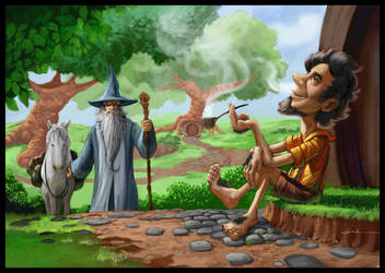 Gandalf Arrival by JesusAConde