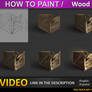 how to paint in photoshop Wood